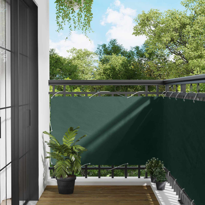Ecran de balcon Verde închis 100 x 200 cm Material Oxford WALTI