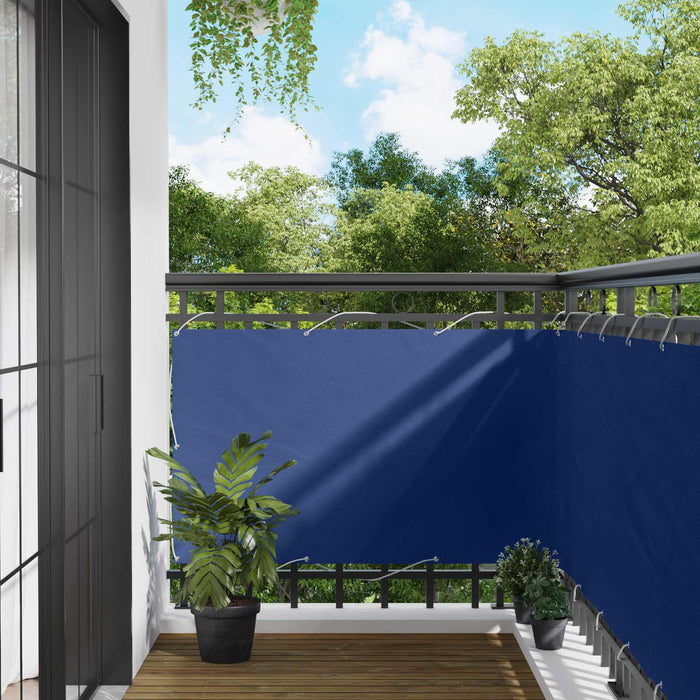 Ecran de balcon albastru 100 x 800 cm Material Oxford WALTI