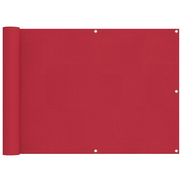 Ecran de balcon Roșu 75 x 200 cm Oxford alu acoperit cu PU - WALTI WALTI
