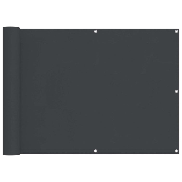 Ecran de balcon Negru 75 x 200 cm Oxford alu acoperit cu PU - WALTI WALTI
