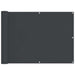 Ecran de balcon Negru 75 x 200 cm Oxford alu acoperit cu PU - WALTI WALTI
