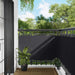 Ecran de balcon Negru 90 x 200 cm Oxford alu acoperit cu PU - WALTI WALTI
