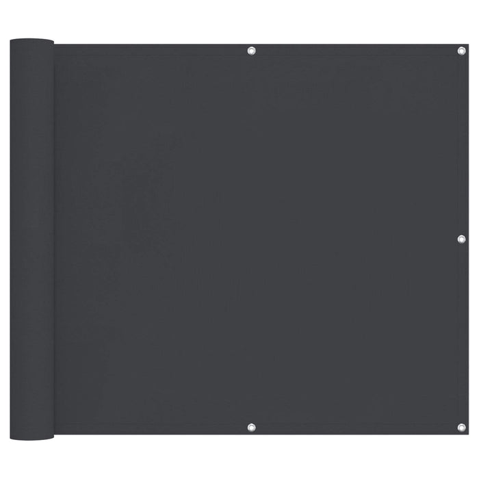 Ecran de balcon Negru 90 x 200 cm Oxford alu acoperit cu PU - WALTI WALTI