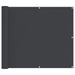 Ecran de balcon Negru 90 x 200 cm Oxford alu acoperit cu PU - WALTI WALTI