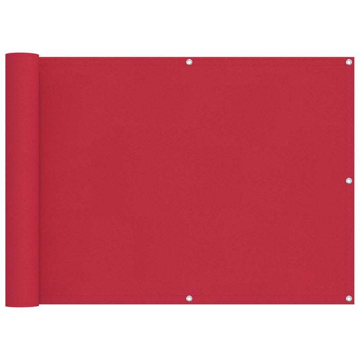 Ecran de balcon Burgundy 75 x 400 cm Oxford alu acoperit cu PU - WALTI WALTI