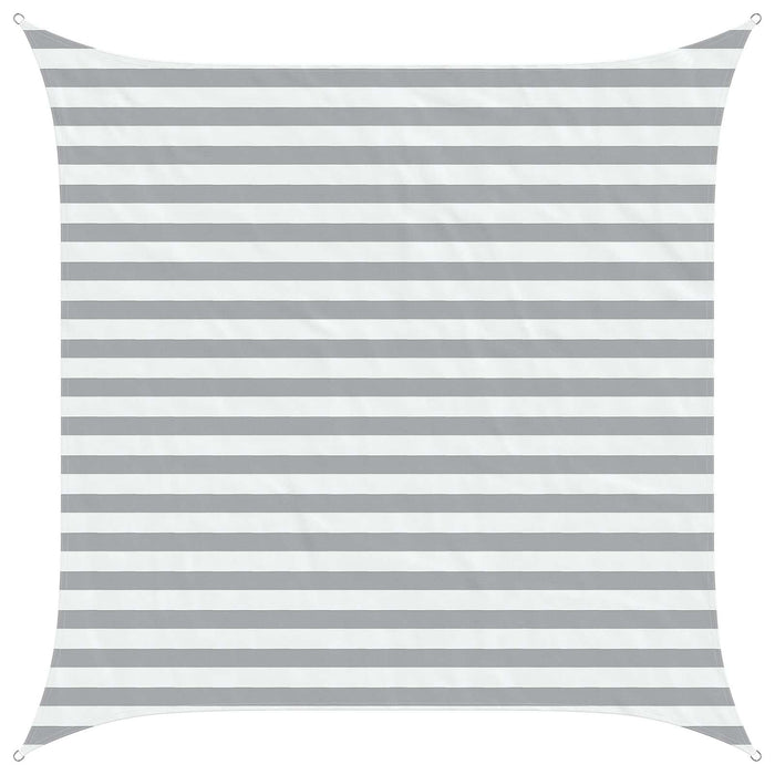 Pânză de umbră Gri deschis și alb. 2,5 x 2,5 m WALTI