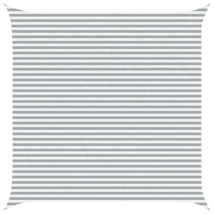 Pânză de umbră Gri deschis și alb. 5 x 5 m - WALTI WALTI