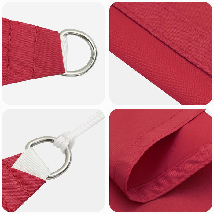 Pânză de umbră Roșu 6 x 2,5 m 100% poliester Oxford WALTI