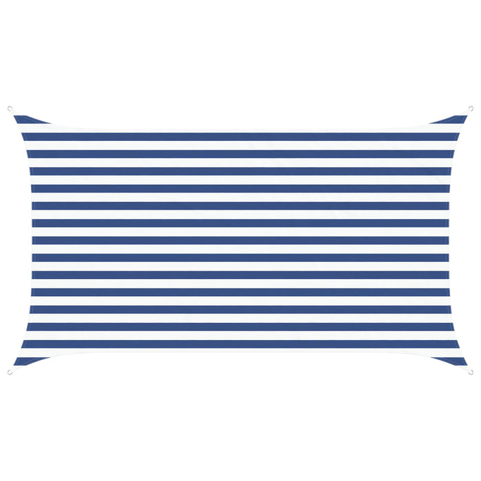 Pânză de umbră Albastru și Alb 3,5 x 2 m 100% poliester Oxford WALTI