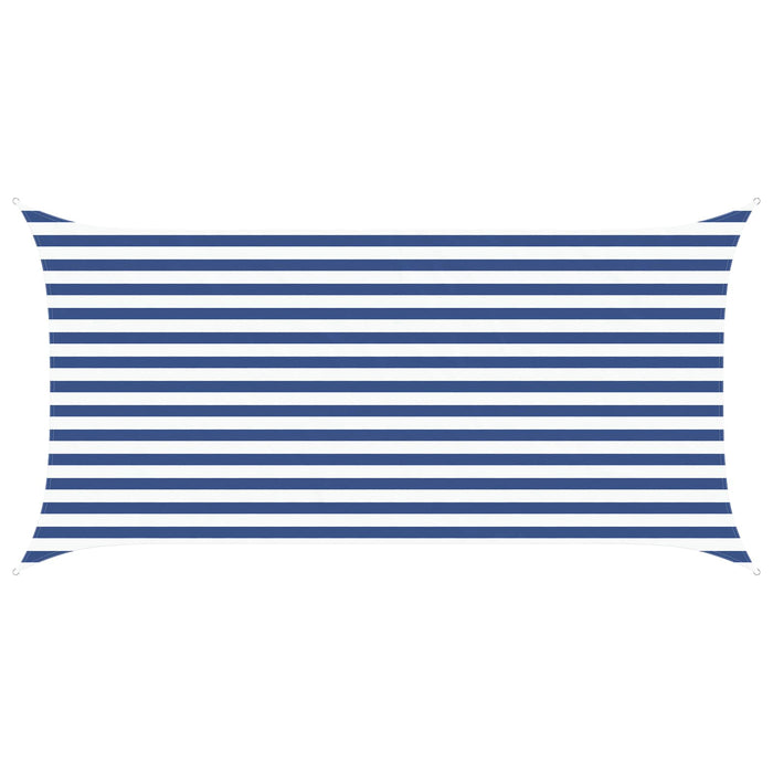 Pânză de umbră Albastru și Alb 4 x 2 m 100% poliester Oxford WALTI