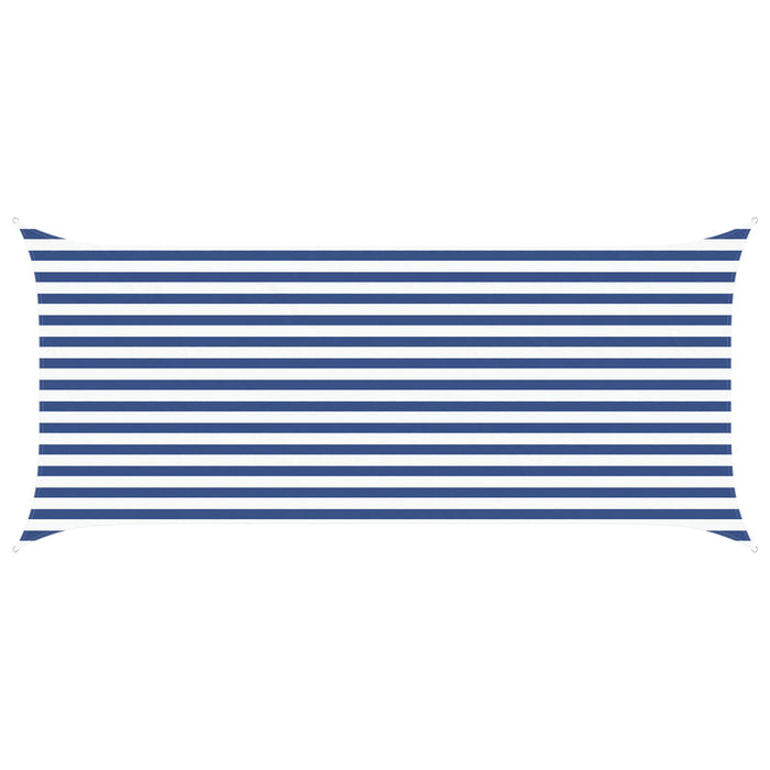 Pânză de umbră Albastru și Alb 4,5 x 2 m 100% poliester Oxford WALTI
