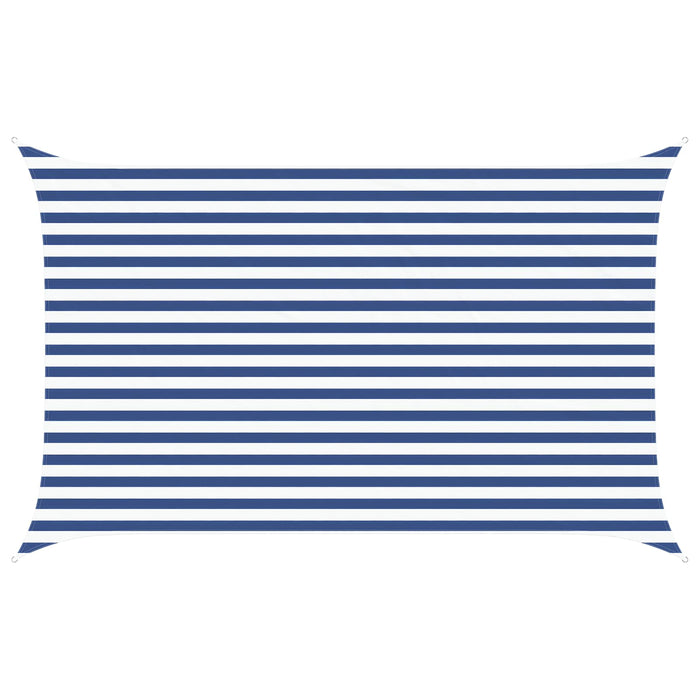 Pânză de umbră Albastru și Alb 4 x 2,5 m 100% poliester Oxford WALTI