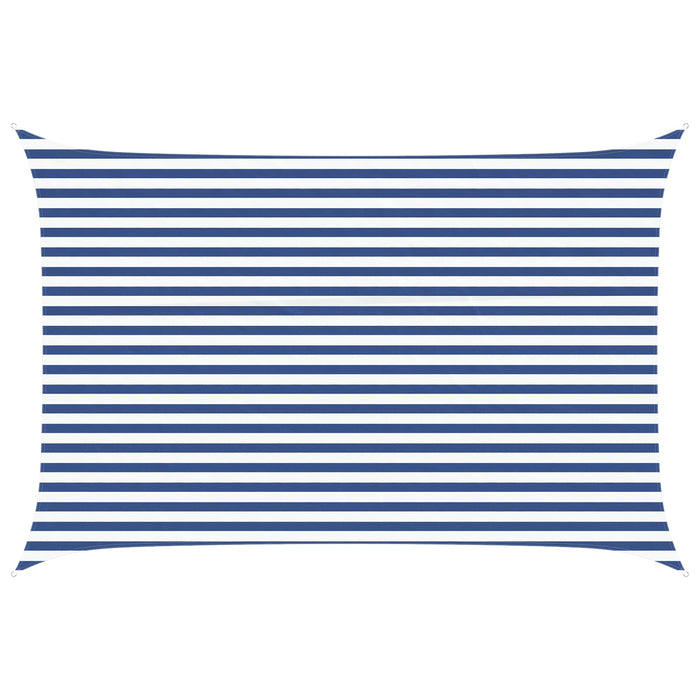 Pânză de umbră Albastru și Alb 4,5 x 3 m 100% poliester Oxford WALTI