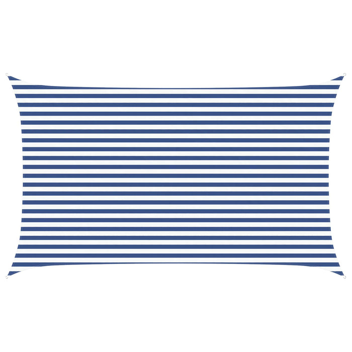 Pânză de umbră Albastru și Alb 5 x 3 m 100% poliester Oxford WALTI
