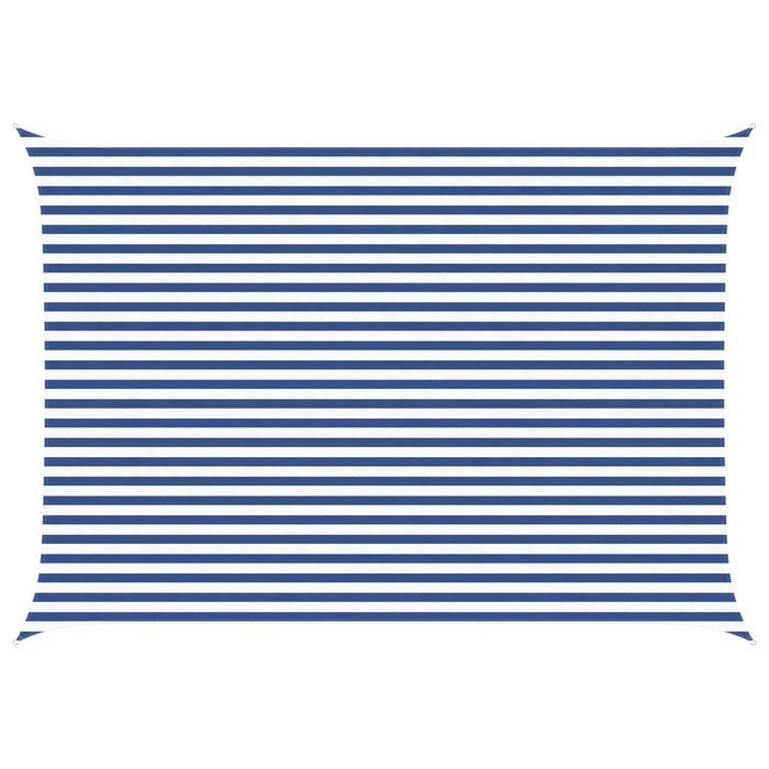 Pânză de umbră Albastru și Alb 5 × 3,5 m 100% poliester Oxford WALTI