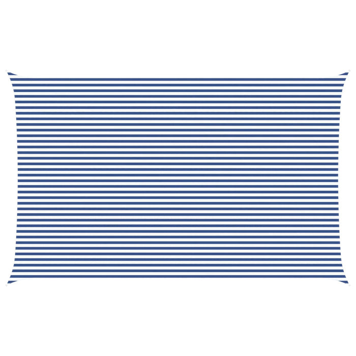 Pânză de umbră Albastru și Alb 8 x 5 m 100% poliester Oxford WALTI