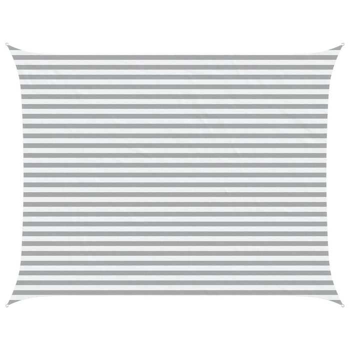 Pânză de umbră Gri deschis și alb. 4,5 x 3,5 m WALTI