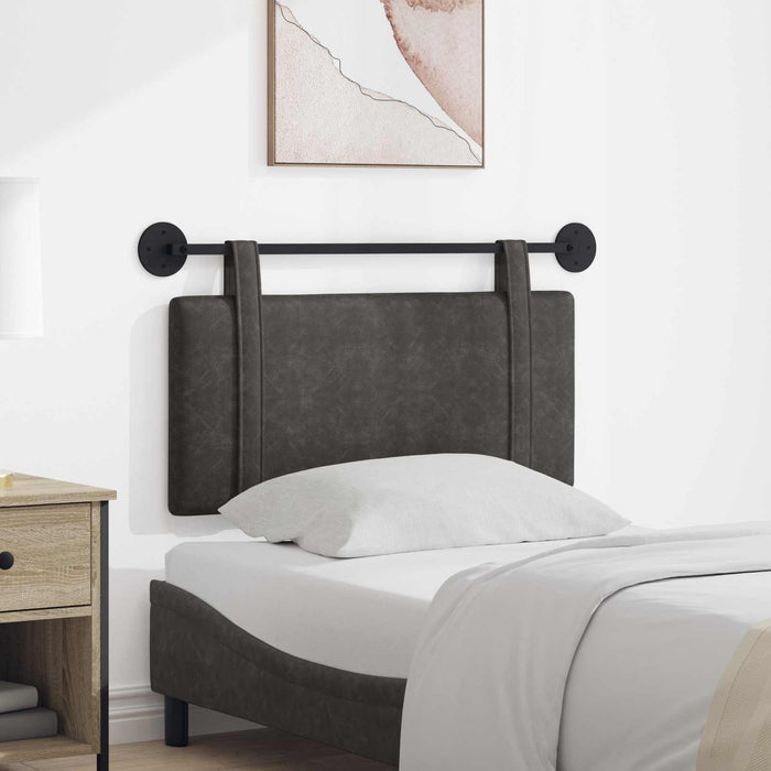 Cap de pat suspendat Pe perete Negru 90 x 55 x 5 cm PU antic - WALTI WALTI