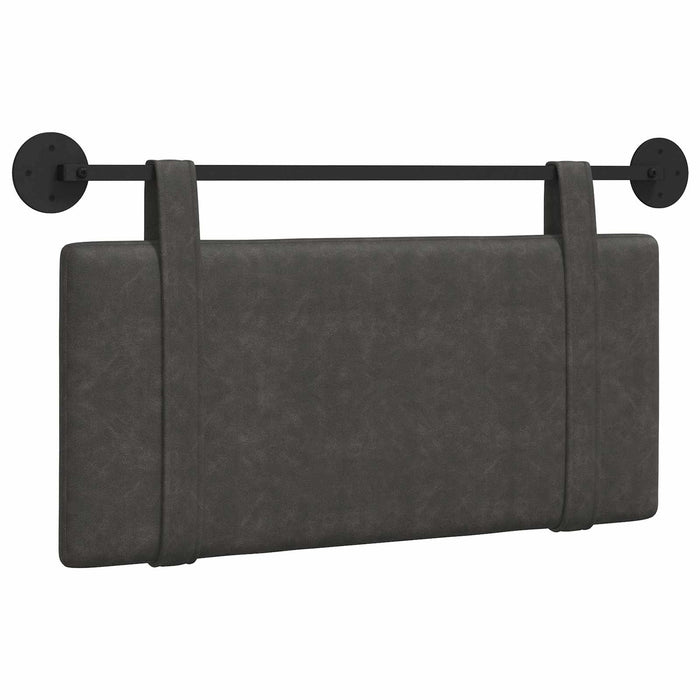 Cap de pat suspendat Pe perete Negru 90 x 55 x 5 cm PU antic - WALTI WALTI