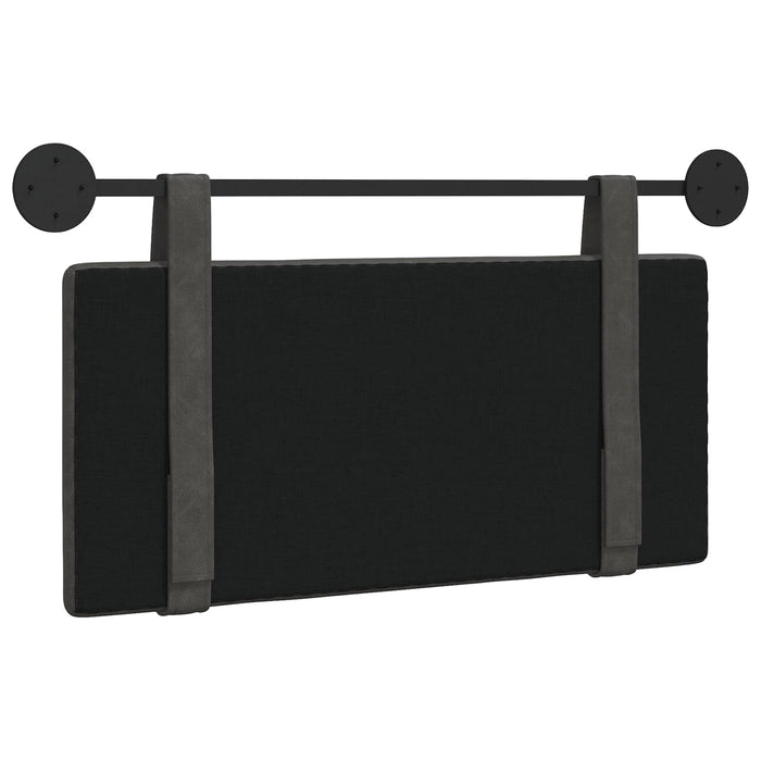 Cap de pat suspendat Pe perete Negru 90 x 55 x 5 cm PU antic - WALTI WALTI