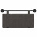 Cap de pat suspendat Pe perete Negru 90 x 55 x 5 cm PU antic - WALTI WALTI