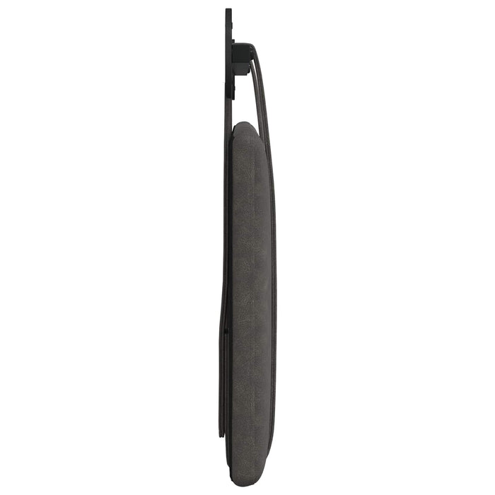 Cap de pat suspendat Pe perete Negru 90 x 55 x 5 cm PU antic - WALTI WALTI