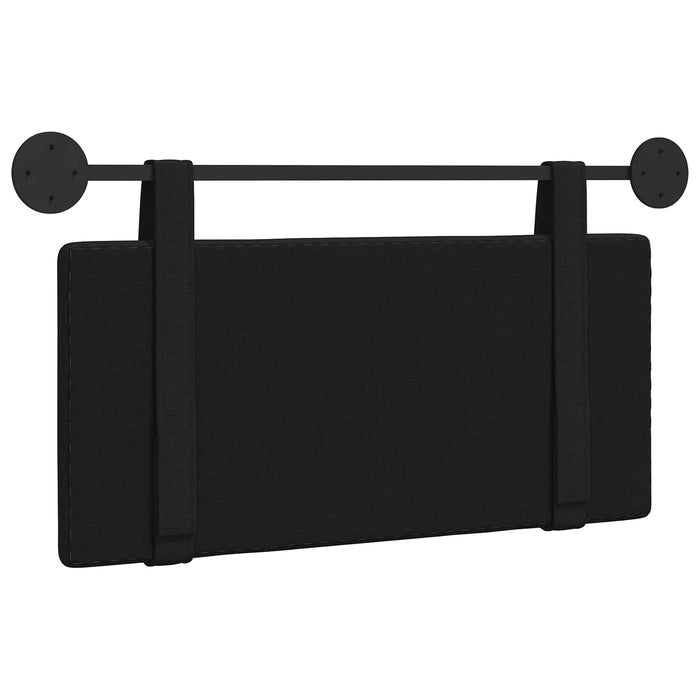 Cap de pat suspendat Pe perete Negru 100 x 55 x 5 cm țesătură - WALTI WALTI