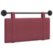 Cap de pat suspendat Simplu Roșu Vin 100 x 55 x 5 cm țesătură - WALTI WALTI