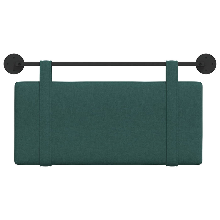 Cap de pat suspendat Verde închis 100 x 55 x 5 cm țesătură - WALTI WALTI