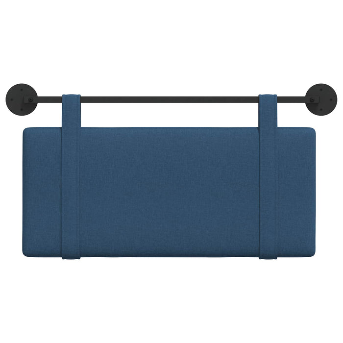 Cap de pat suspendat Simplu albastru 100 x 55 x 5 cm țesătură - WALTI WALTI