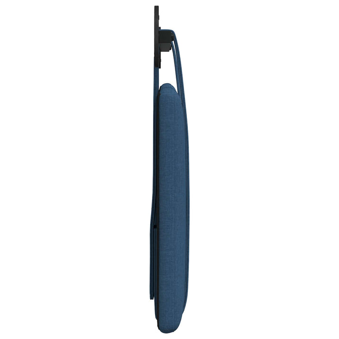 Cap de pat suspendat Simplu albastru 100 x 55 x 5 cm țesătură - WALTI WALTI