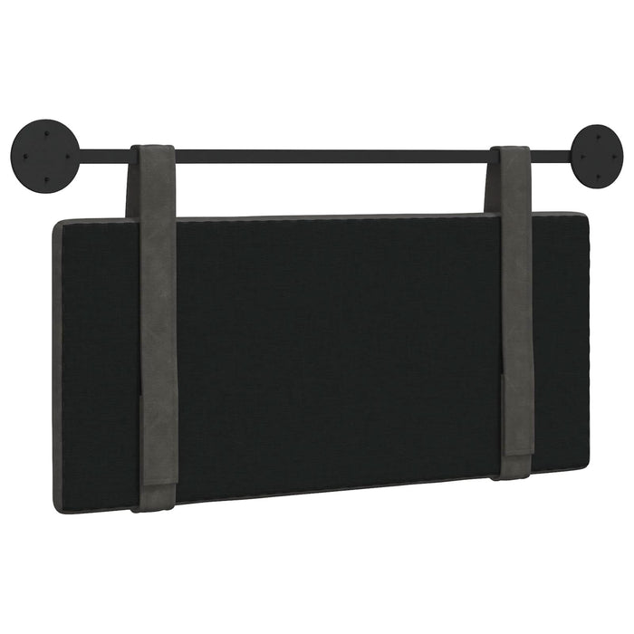 Cap de pat suspendat Pe perete Negru 100 x 55 x 5 cm PU antic - WALTI WALTI