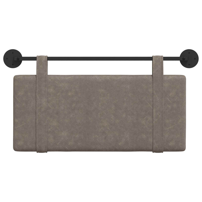 Cap de pat suspendat Pe perete Gri 100 x 55 x 5 cm PU antic - WALTI WALTI