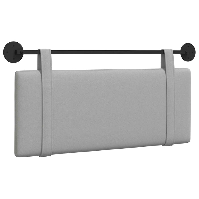 Cap de pat suspendat Simplu Gri nori 110 x 55 x 5 cm țesătură - WALTI WALTI