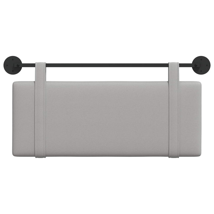 Cap de pat suspendat Simplu Gri nori 110 x 55 x 5 cm țesătură - WALTI WALTI
