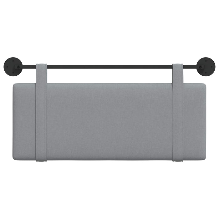 Cap de pat suspendat Gri deschis 110 x 55 x 5 cm țesătură - WALTI WALTI