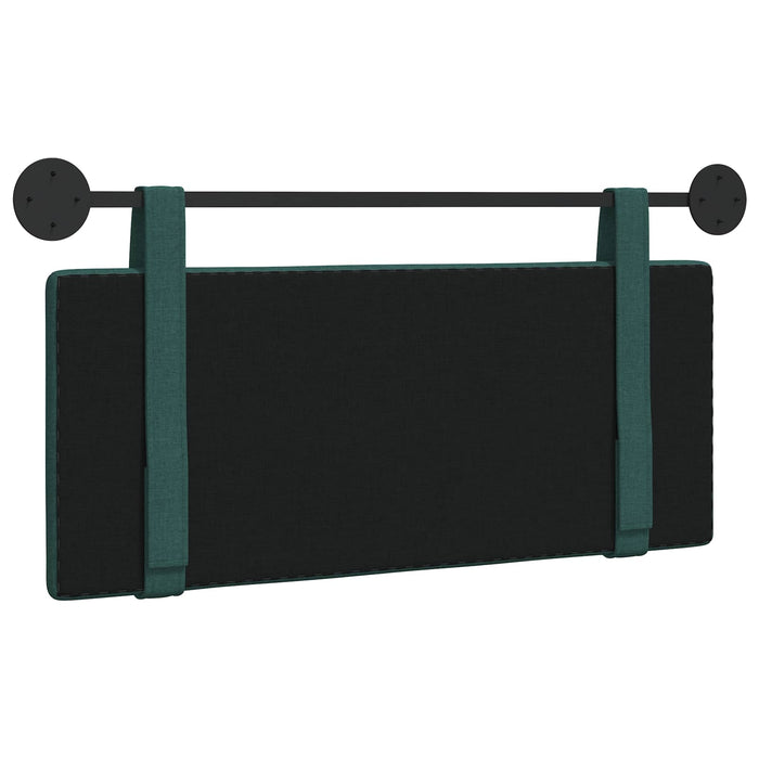 Cap de pat suspendat Verde închis 110 x 55 x 5 cm țesătură - WALTI WALTI