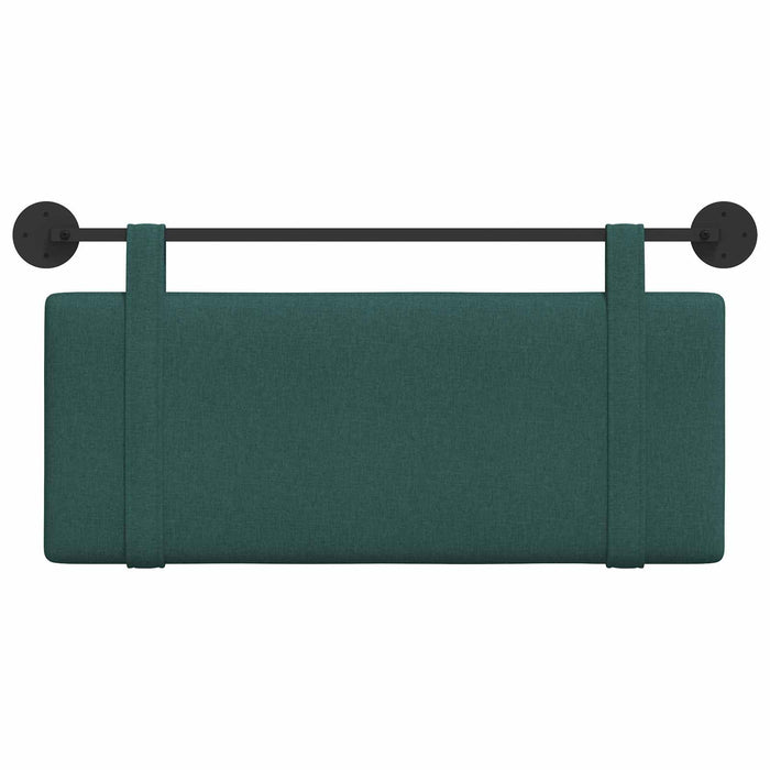 Cap de pat suspendat Verde închis 110 x 55 x 5 cm țesătură - WALTI WALTI
