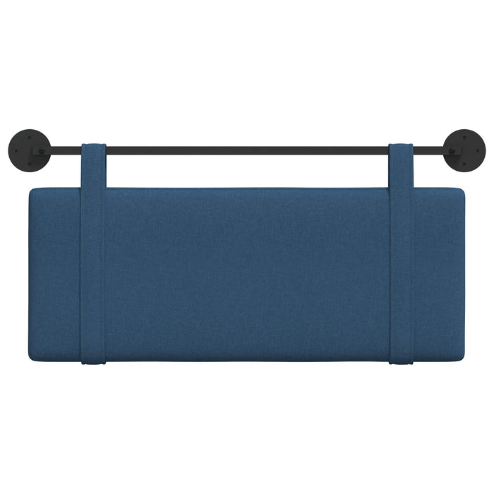 Cap de pat suspendat Simplu albastru 110 x 55 x 5 cm țesătură - WALTI WALTI