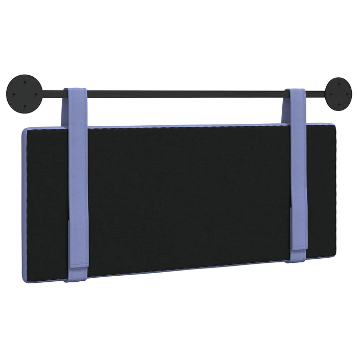 Cap de pat suspendat Albastru Jeans 110 x 55 x 5 cm țesătură - WALTI WALTI