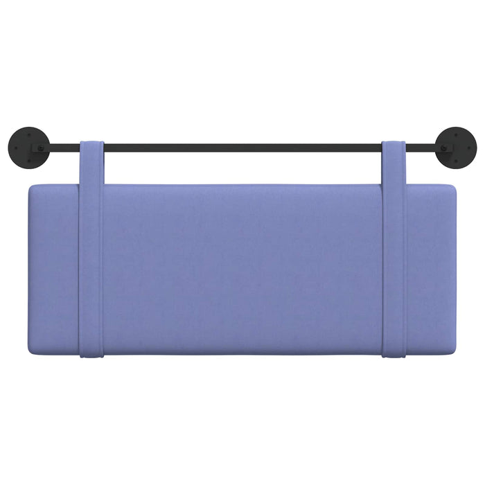 Cap de pat suspendat Albastru Jeans 110 x 55 x 5 cm țesătură - WALTI WALTI