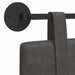 Cap de pat suspendat Pe perete Negru 110 x 55 x 5 cm PU antic - WALTI WALTI