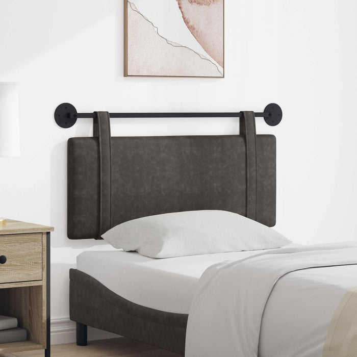 Cap de pat suspendat Pe perete Negru 110 x 55 x 5 cm PU antic - WALTI WALTI