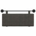 Cap de pat suspendat Pe perete Negru 110 x 55 x 5 cm PU antic - WALTI WALTI