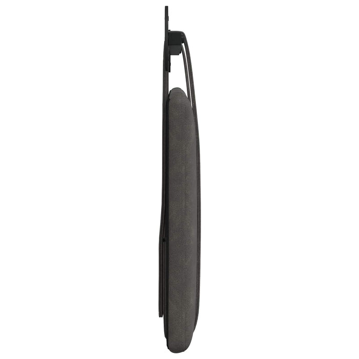 Cap de pat suspendat Pe perete Negru 110 x 55 x 5 cm PU antic - WALTI WALTI