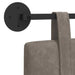 Cap de pat suspendat Pe perete Gri 130 x 55 x 5 cm PU antic - WALTI WALTI