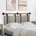 Cap de pat suspendat Simplu Gri nori 130 x 55 x 5 cm PU antic - WALTI WALTI