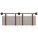Cap de pat suspendat Simplu Gri nori 130 x 55 x 5 cm PU antic - WALTI WALTI
