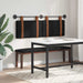 Cap de pat suspendat Pe perete Negru 130 x 55 x 5 cm PU antic - WALTI WALTI