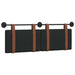 Cap de pat suspendat Pe perete Negru 130 x 55 x 5 cm PU antic - WALTI WALTI